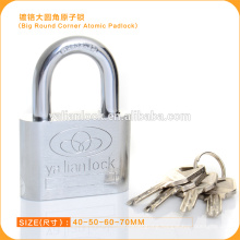 Wholesale Nickle Plated Atomic Iron Padlock